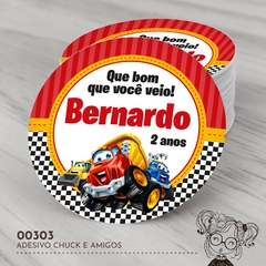 Adesivo Personalizado Chuck e Amigos - 00303
