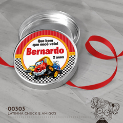 Latinha Personalizada Chuck e Amigos - 00303 - comprar online