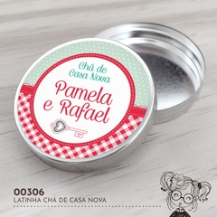 Latinha Personalizada Chá de Casa Nova - 00306