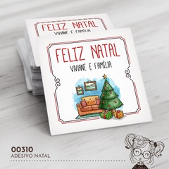 Adesivo Personalizado Natal - 00310