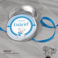 Latinha Personalizada Ursinho - 00317 - comprar online