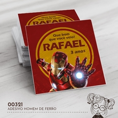 Adesivo Personalizado Homem de Ferro - 00321 - comprar online