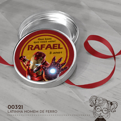 Latinha Personalizada Homem de Ferro - 00321 - comprar online