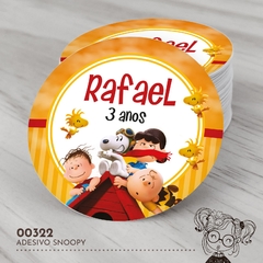 Adesivo Personalizado Snoopy - 00322
