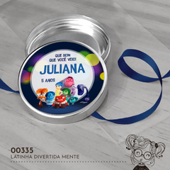 Latinha Personalizada Divertida Mente - 00335 - comprar online