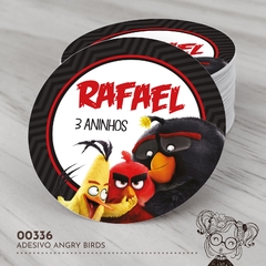 Adesivo Personalizado Angry Birds - 00336