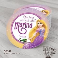 Adesivo Personalizado Rapunzel - 00337