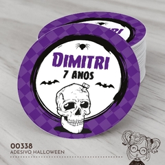 Adesivo Personalizado Halloween - 00338