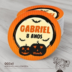 Adesivo Personalizado Halloween - 00341