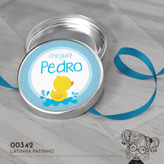 Latinha Personalizada Patinho - 00342 - comprar online