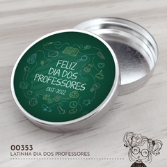 Latinha Personalizada Dia dos Professores - 00353