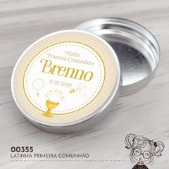 Latinha Personalizada Primeira Comunhão - 00355