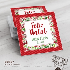 Adesivo Personalizado Natal - 00357 - comprar online