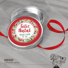 Latinha Personalizada Natal - 00357 - comprar online