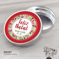 Latinha Personalizada Natal - 00357
