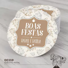 Adesivo Personalizado Natal - 00359