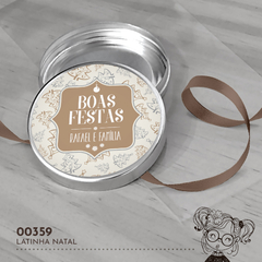 Latinha Personalizada Natal - 00359 - comprar online