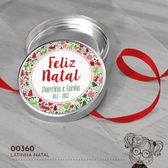 Latinha Personalizada Natal - 00360 - comprar online