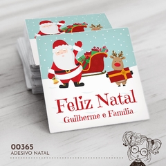 Adesivo Personalizado Natal Papai Noel - 00365 - comprar online