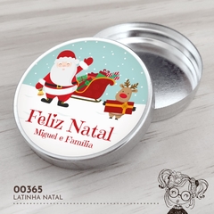 Latinha Personalizada Natal Papai Noel - 00365
