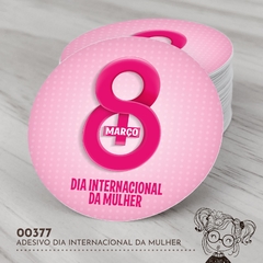 Adesivo Personalizado Dia Internacional da Mulher - 00377
