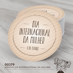Adesivo Personalizado Dia Internacional da Mulher - 00379