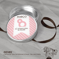 Latinha Personalizada Dia Internacional da Mulher - 00382 - comprar online