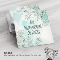 Adesivo Personalizado Dia Internacional da Mulher - 00383 - comprar online