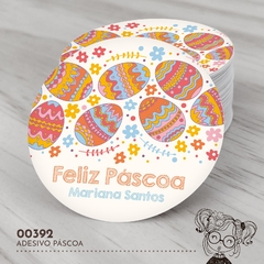 Adesivo Personalizado Páscoa - 00392
