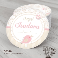 Adesivo Personalizado Passarinho - 00398