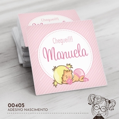 Adesivo Personalizado Nascimento Bebezinha - 00405 - comprar online