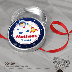 Latinha Personalizada Astronauta - 00409 - comprar online