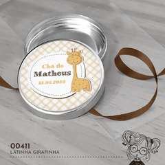 Latinha Personalizada Girafinha - 00411 - comprar online