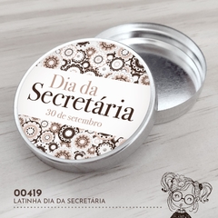 Latinha Personalizada Dia da Secretária - 00419