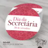 Adesivo Personalizado Dia da Secretária - 00420