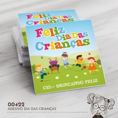 Adesivo Personalizado Dia das Crianças - 00422