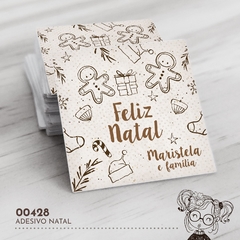 Adesivo Personalizado Natal - 00428