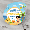 Adesivo Personalizado Praia - 00429