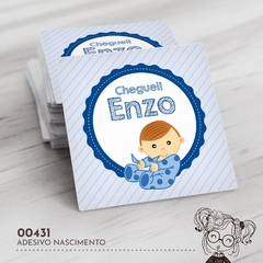 Adesivo Personalizado Nascimento Bebezinho - 00431 - comprar online