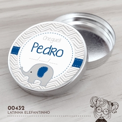 Latinha Personalizada Elefantinho - 00432