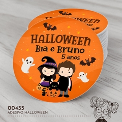 Adesivo Personalizado Halloween - 00435