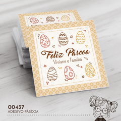 Adesivo Personalizado Páscoa - 00437 - comprar online