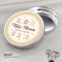 Latinha Personalizada Páscoa - 00437
