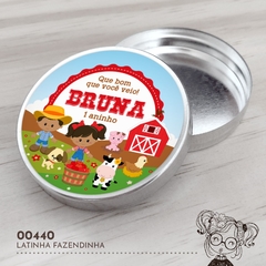 Latinha Personalizada Fazendinha - 00440