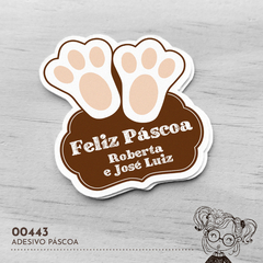 Adesivo Personalizado Páscoa - 00443