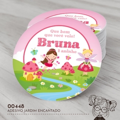 Adesivo Personalizado Jardim Encantado - 00448