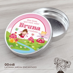 Latinha Personalizada Jardim Encantado - 00448