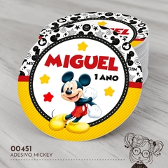 Adesivo Personalizado Mickey - 00451