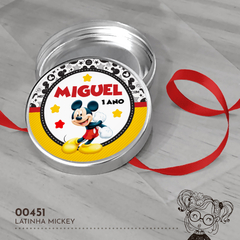 Latinha Personalizada Mickey - 00451 - comprar online