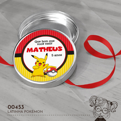 Latinha Personalizada Pokémon - 00453 - comprar online